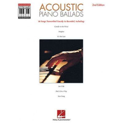 KEYBOARD RECORDED VERSIONS ACOUSTIC PIANO BALLADS PF KBD- PVG