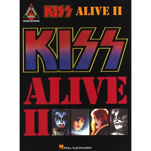 KISS ALIVE II GUITAR RECORDED VERSION - GUITAR TAB