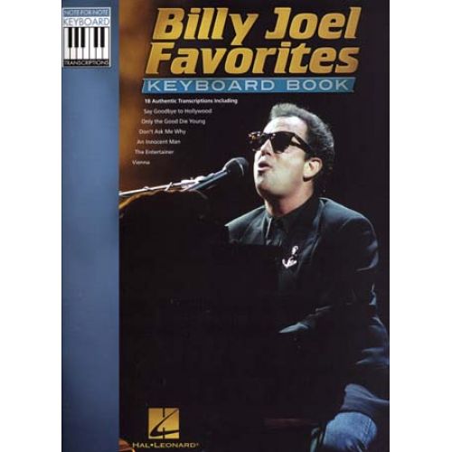 HAL LEONARD JOEL BILLY FAVORITES KEYBOARD BOOK NOTE-FOR-NOTE