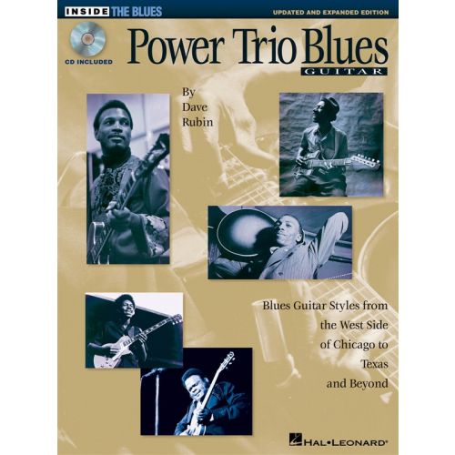 DAVE RUBIN POWER TRIO BLUES UPDATED AND EXPANDED EDITION + CD - GUITAR