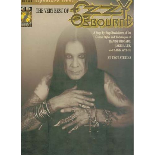 HAL LEONARD THE VERY BEST OF OZZY OSBOURNE - SIGNATURE LICKS TAB + CD