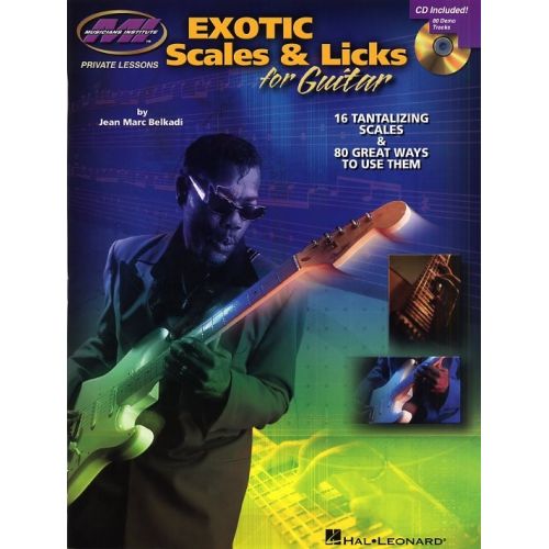 JEAN MARC BELKADI EXOTIC SCALES AND LICKS FOR GUITAR + CD - GUITAR
