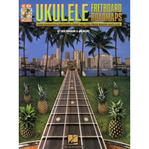 HAL LEONARD SOKOLOW FRED / BELOFF JIM - FRETBOARD ROADMAPS + CD - UKULELE TAB
