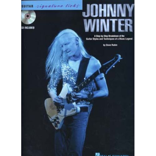 HAL LEONARD WINTER JOHNNY SIGNATURE LICKS TAB + CD