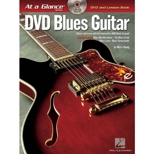 AT A GLANCE BLUES GUITAR + DVD - GUITAR