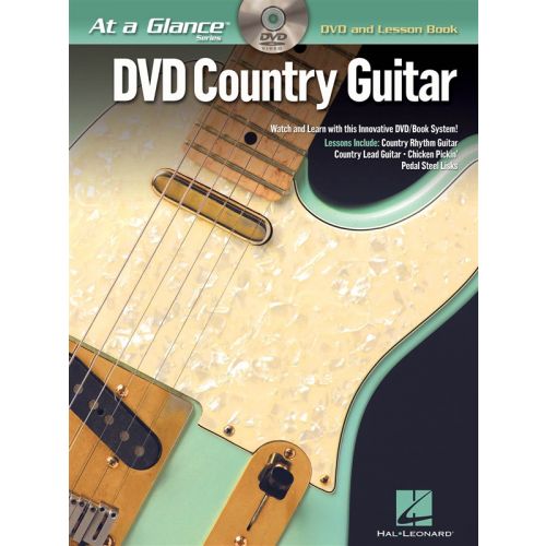 HAL LEONARD AT A GLANCE COUNTRY GUITAR + DVD - GUITAR