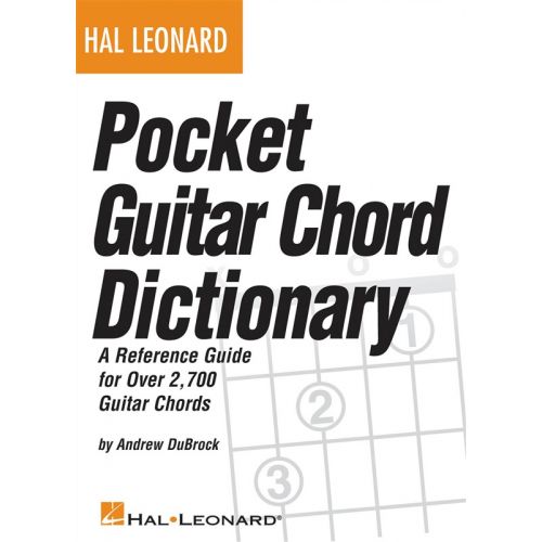HAL LEONARD POCKET GUITAR CHORD DICTIONARY BAM - GUITAR