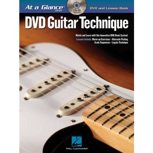 HAL LEONARD AT A GLANCE GUITAR TECHNIQUE + DVD - GUITAR