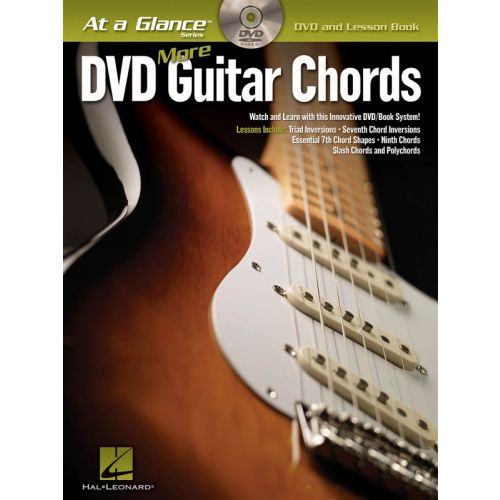 AT A GLANCE MORE GUITAR CHORDS + DVD - GUITAR