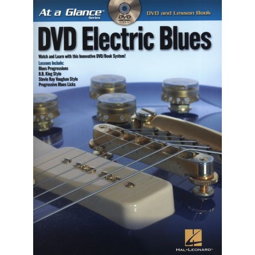HAL LEONARD AT A GLANCE DVD ELECTRIC BLUES + DVD - GUITAR