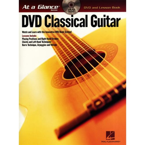 AT A GLANCE CLASSICAL GUITAR + DVD - GUITAR TAB