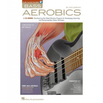 HAL LEONARD LIEBMAN JON - BASS AEROBICS + MP3