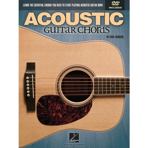 JOHNSON CHAD ACOUSTIC GUITAR CHORDS + DVD - GUITAR