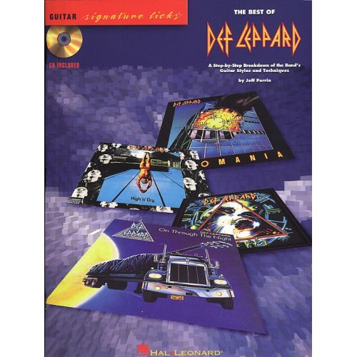 HAL LEONARD DEF LEPPARD - BEST SIGNATURE LICKS + CD - GUITAR TAB