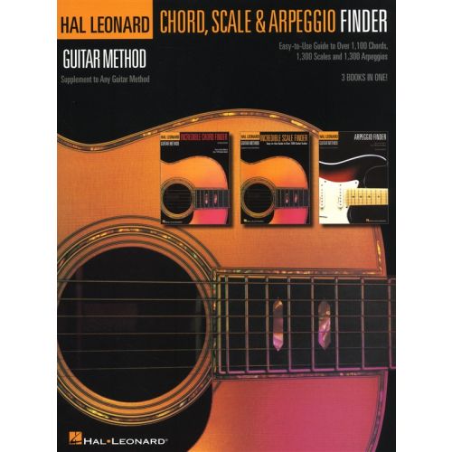 HAL LEONARD GUITAR METHOD CHORD SCALE AND ARPEGGIO FINDER - GUITAR