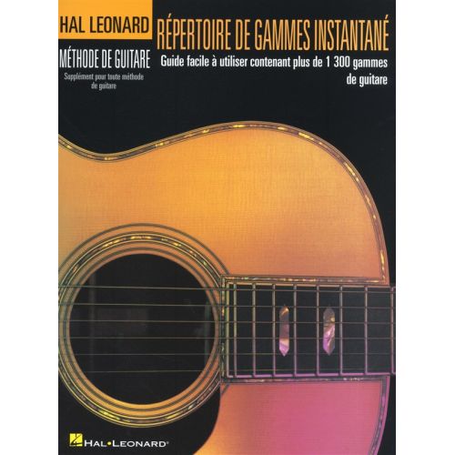 HAL LEONARD HAL LEONARD GUITAR METHOD INCREDIBLE SCALE FINDER FRENCH EDITION - GUITAR