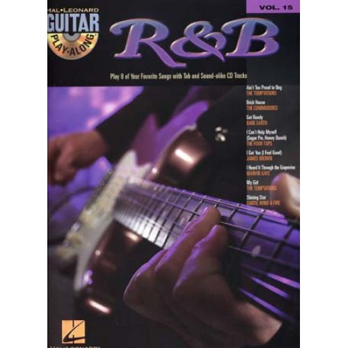 HAL LEONARD GUITAR PLAY ALONG VOL.15 - R&B + CD - GUITAR TAB