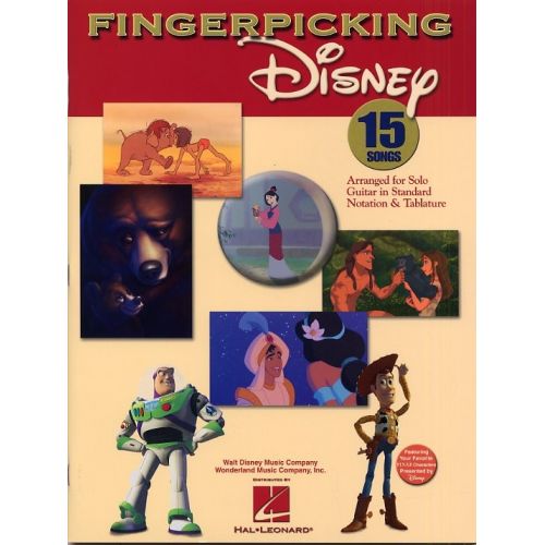 HAL LEONARD FINGERPICKING DISNEY - GUITAR TAB