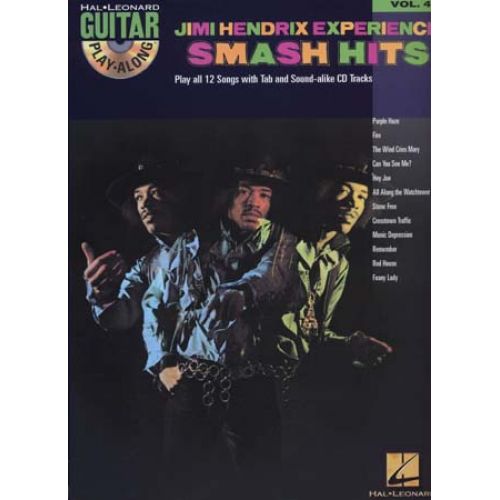 HAL LEONARD JIMI HENDRIX GUITAR PLAYALONG VOL 47
