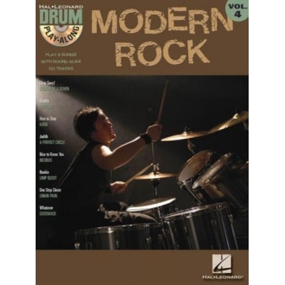 HAL LEONARD MODERN ROCK - DRUM PLAY ALONG VOL.04