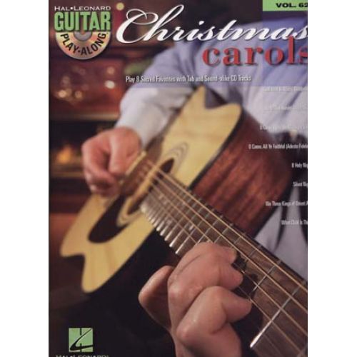 HAL LEONARD GUITAR PLAY ALONG VOL.62 - CHRISTMAS CAROLS + CD - GUITAR TAB