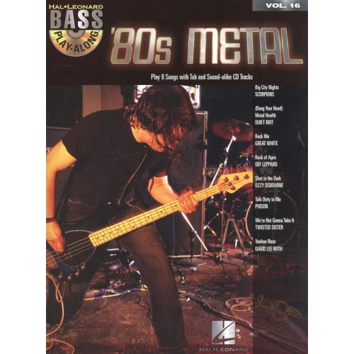 HAL LEONARD BASS PLAY ALONG VOLUME 16 80