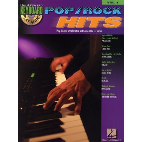 HAL LEONARD KEYBOARD PLAY ALONG VOL.1 - POP/ROCK HITS + CD