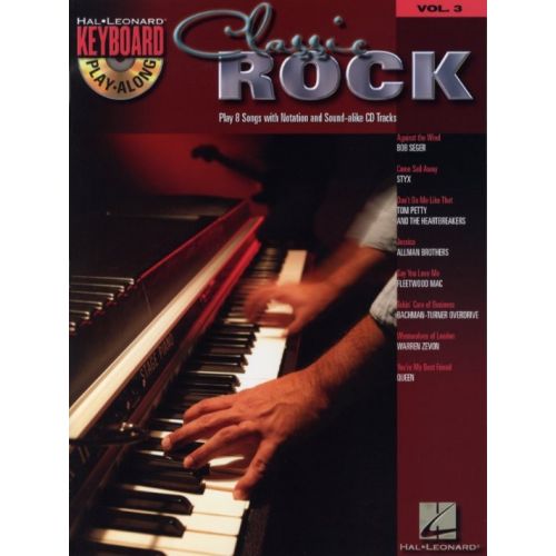 HAL LEONARD KEYBOARD PLAY ALONG VOL.3 - CLASSIC ROCK + CD