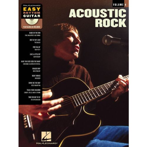 EASY RHYTHM GUITAR VOLUME 4 ACOUSTIC ROCK + CD - GUITAR