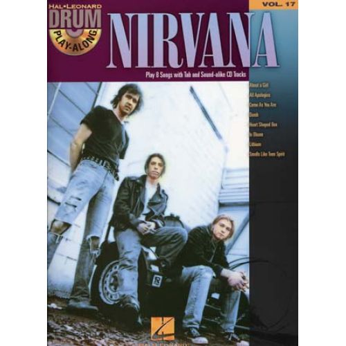 HAL LEONARD NIRVANA - DRUM PLAY ALONG VOL.17 + CD