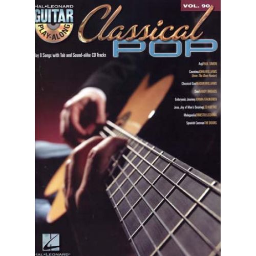 GUITAR PLAY ALONG VOL.090 CLASSICAL POP TAB + CD