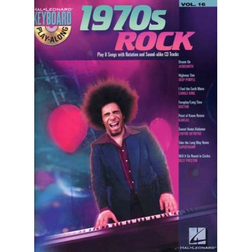 HAL LEONARD KEYBOARD PLAY ALONG VOL.16 1970'S ROCK + CD