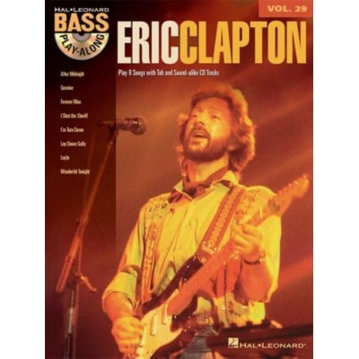 HAL LEONARD ERIC CLAPTON - HAL LEONARD BASS PLAY-ALONG VOL.29 