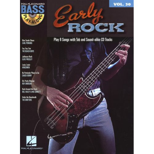 BASS PLAY ALONG VOLUME 30 EARLY ROCK B+ CD - GUITAR TAB