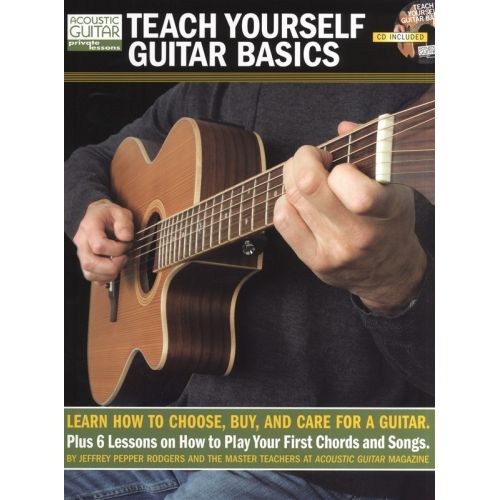 MUSIC SALES TEACH YOURSELF GUITAR BASICS LEARN TO CHOOSE BUY AND CARE FOR + CD TAB - GUITAR