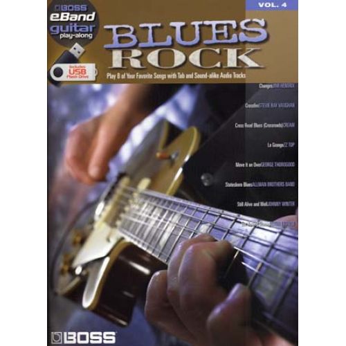  Boss Eband Guitar Play Along Vol.4 - Blues Rock + Cle Usb - Guitar Tab