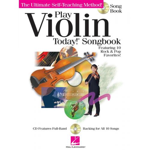 HAL LEONARD PLAY VIOLIN TODAY! SONGBOOK + CD - VIOLIN