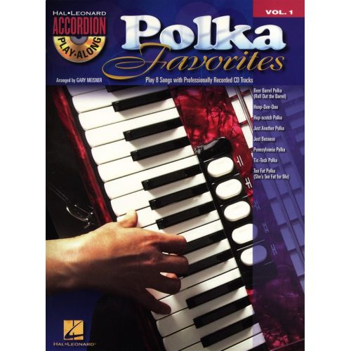 ACCORDION PLAY ALONG VOLUME 1 POLKA FAVORITES ACCORDION + CD - ACCORDION