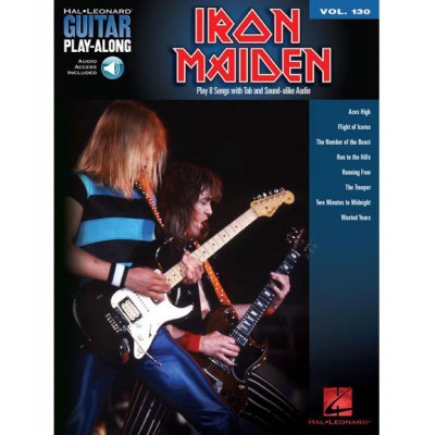 HAL LEONARD GUITAR PLAY-ALONG VOL.130 - IRON MAIDEN