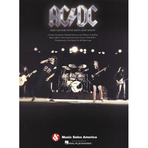 AC/DC EASY GUITAR WITH RIFFS AND SOLOS - GUITAR
