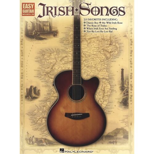 HAL LEONARD IRISH SONGS FOR EASY GUITAR - GUITAR TAB