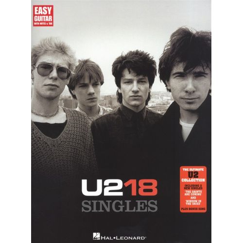 U2 18 SINGLES EASY GUITAR - GUITAR TAB