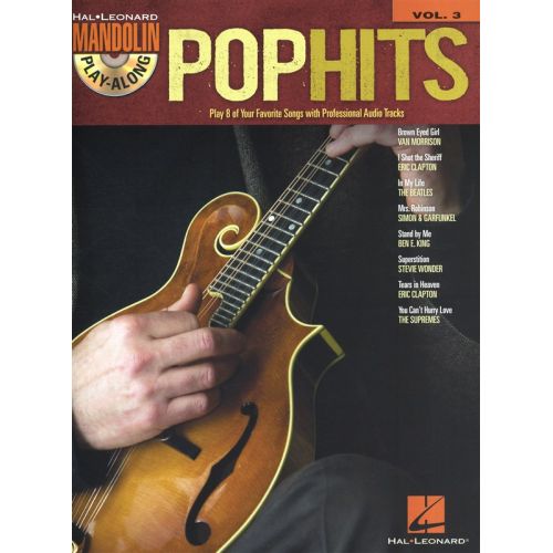 MANDOLIN PLAY ALONG VOLUME 3 POP HITS MAND + CD - MANDOLIN