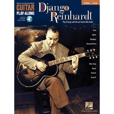 HAL LEONARD GUITAR PLAY ALONG VOLUME 144 REINHARDT DJANGO + MP3 - GUITAR