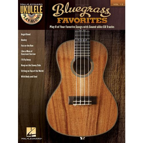 UKULELE PLAY ALONG VOLUME 12 BLUEGRASS FAVORITES + CD - UKULELE