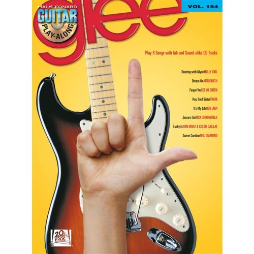 HAL LEONARD GUITAR PLAY ALONG VOLUME 154 GLEE + CD - GUITAR TAB