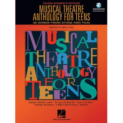  Musical Theatre Anthology For Teens Young Womens Edition + Cd - Voice