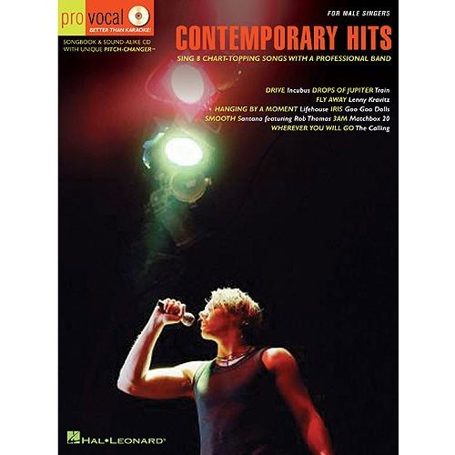 HAL LEONARD PRO VOCAL VOLUME 3 CONTEMPORARY HITS MENS EDITION VOICE + CD - VOICE
