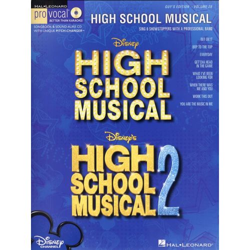 PRO VOCAL VOLUME 28 HIGH SCHOOL MUSICAL + CD - VOICE