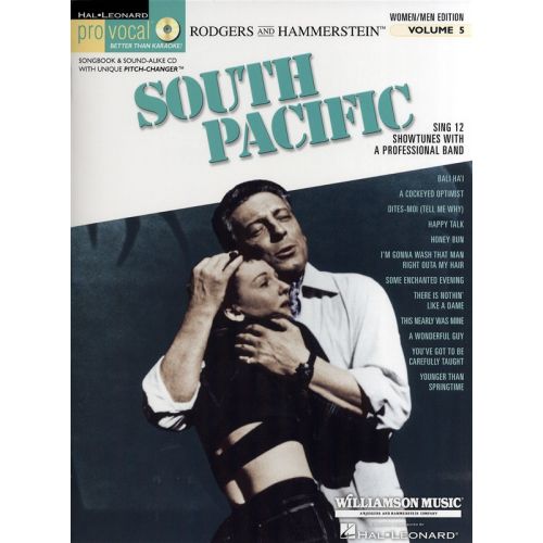 PRO VOCAL VOLUME 5 WOMEN/MEN EDITION SOUTH PACIFIC VCE + CD - VOICE